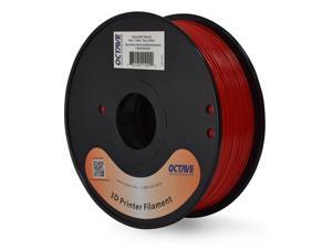 Octave 1.75mm Red ABS Filament 1kg (2.2lbs) Spool for Reprap, MakerBot, Afinia and UP! 3D Printer Octave 1.75mm Red ABS Filament 1kg (2.2lbs) Spool for Reprap, MakerBot, Afinia and UP! 3D Printer