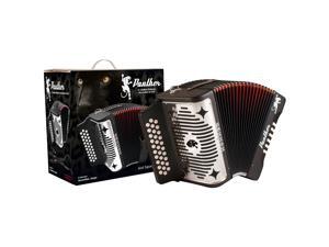 Hohner Panther 3100FB 3 Row Diatonic Accordion - Black Hohner Panther 3100FB 3 Row Diatonic Accordion - Black