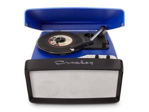 Crosley Radio Collegiate Portable USB Turntable, Blue - CR6010A-BL Crosley Radio Collegiate Portable USB Turntable, Blue - CR6010A-BL