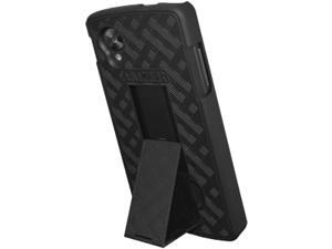 AMZER SNAP ON HARD CASE COVER WITH KICKSTAND FOR GOOGLE LG NEXUS 5 D820, LG Nexus 5 D820 - BLACK AMZER SNAP ON HARD CASE COVER WITH KICKSTAND FOR GOOGLE LG NEXUS 5 D820, LG Nexus 5 D820 - BLACK