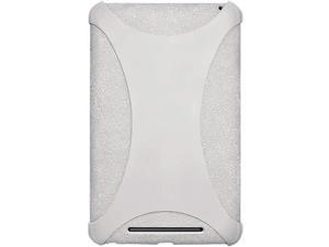 Amzer Transparent White Silicone Skin Fit Jelly Case Cover + Amzer ShatterProof Screen Protector(Front Coverage) for Google/ Asus Nexus 7 Amzer Transparent White Silicone Skin Fit Jelly Case Cover + Amzer ShatterProof Screen Protector(Front Coverage) for Google/ Asus Nexus 7