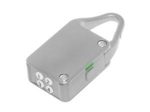 Bluetooth Enabled Keyless Metallic Smart Padlock with Custom Numeric Passcode - Silver Bluetooth Enabled Keyless Metallic Smart Padlock with Custom Numeric Passcode - Silver