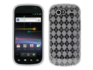 Amzer Luxe Argyle High Gloss TPU Soft Gel Skin Case for Google Nexus 4, Samsung Nexus S 4G - Clear Amzer Luxe Argyle High Gloss TPU Soft Gel Skin Case for Google Nexus 4, Samsung Nexus S 4G - Clear