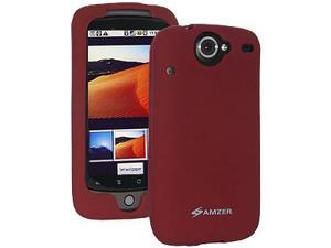 Amzer Silicone Skin Jelly Case for HTC Nexus One, Google Nexus One PB99100 - Maroon Red Amzer Silicone Skin Jelly Case for HTC Nexus One, Google Nexus One PB99100 - Maroon Red