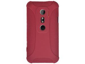 Amzer Silicone Skin Jelly Case for HTC EVO 3D - Maroon Red Amzer Silicone Skin Jelly Case for HTC EVO 3D - Maroon Red