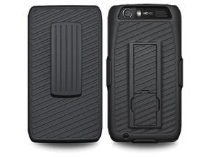 Amzer Shellster Shell Holster Combo Case Cover with Kickstand - Black for Motorola ATRIX HD MB886 Amzer Shellster Shell Holster Combo Case Cover with Kickstand - Black for Motorola ATRIX HD MB886
