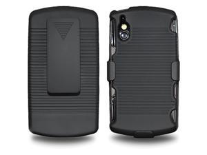 Amzer Shellster Shell Holster Combo Case Cover for Sony Ericsson Xperia Play, Sony Ericsson Xperia Play 4G - Black Amzer Shellster Shell Holster Combo Case Cover for Sony Ericsson Xperia Play, Sony Ericsson Xperia Play 4G - Black