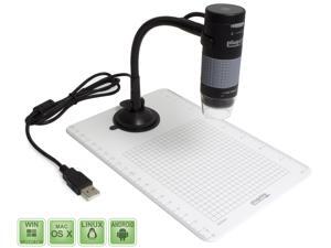 Plugable USB 2.0 Handheld Digital Microscope with Stand for Windows, Mac, Linux, Android (2MP, 10x-250x Magnification) Plugable USB 2.0 Handheld Digital Microscope with Stand for Windows, Mac, Linux, Android (2MP, 10x-250x Magnification)