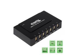 Plugable 7-Port USB 3.0 SuperSpeed Charging Hub with 60W Power Adapter with BC 1.2 Charging Support for Android, Apple iOS, and Windows Mobile Devices Plugable 7-Port USB 3.0 SuperSpeed Charging Hub with 60W Power Adapter with BC 1.2 Charging Support for Android, Apple iOS, and Windows Mobile Devices