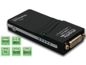 Plugable USB 2.0 to VGA / DVI / HDMI Video Graphics Adapter Card for Multiple Monitors up to 1920x1080 / 1600x1200 Each (DisplayLink DL-165 Chipset - Supports Windows 8.1, 8, 7, and XP) Plugable USB 2.0 to VGA / DVI / HDMI Video Graphics Adapter Card for Multiple Monitors up to 1920x1080 / 1600x1200 Each (DisplayLink DL-165 Chipset - Supports Windows 8.1, 8, 7, and XP)