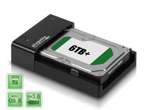 Plugable USB 3.0 SuperSpeed SATA III Lay-Flat Hard Drive Docking Station (ASMedia ASM1053E SATA III to USB Chipset, UASP and 6TB+ Drive Support) Plugable USB 3.0 SuperSpeed SATA III Lay-Flat Hard Drive Docking Station (ASMedia ASM1053E SATA III to USB Chipset, UASP and 6TB+ Drive Support)