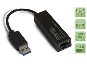 Plugable USB 3.0 to 10/100/1000 Gigabit Ethernet LAN Network Adapter (ASIX AX88179 chipset, Windows 8.1, 8, 7, Vista, XP, Linux, OS X, Chrome OS) Plugable USB 3.0 to 10/100/1000 Gigabit Ethernet LAN Network Adapter (ASIX AX88179 chipset, Windows 8.1, 8, 7, Vista, XP, Linux, OS X, Chrome OS)