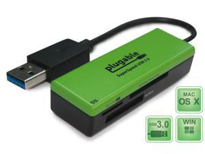 Plugable SuperSpeed USB 3.0 Flash Memory Card Reader for Windows, Mac, Linux, and Certain Android Systems - Supports SD, SDHC, SDXC, Micro SD / T-Flash, MS, MS Pro Duo, MMC, and more Plugable SuperSpeed USB 3.0 Flash Memory Card Reader for Windows, Mac, Linux, and Certain Android Systems - Supports SD, SDHC, SDXC, Micro SD / T-Flash, MS, MS Pro Duo, MMC, and more