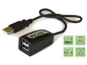 Plugable USB 2.0 2-Port High Speed Ultra Compact Hub/Splitter (480 Mbit/s, USB 2.0 Windows, Linux, OS X, Chrome OS) Plugable USB 2.0 2-Port High Speed Ultra Compact Hub/Splitter (480 Mbit/s, USB 2.0 Windows, Linux, OS X, Chrome OS)