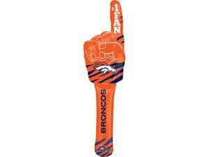 Denver Broncos Super Bowl 50 Football Spirit Stick 30" Foil Balloon Orange Blue Denver Broncos Super Bowl 50 Football Spirit Stick 30" Foil Balloon Orange Blue