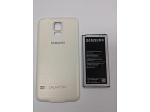 NEW OEM SAMSUNG GALAXY S5 SM-G900 G900R4 G900P G900V G900A G900T i9600 EB-BG900BBU BATTERY + SHIMMERING WHITE BATTERY DOOR NEW OEM SAMSUNG GALAXY S5 SM-G900 G900R4 G900P G900V G900A G900T i9600 EB-BG900BBU BATTERY + SHIMMERING WHITE BATTERY DOOR