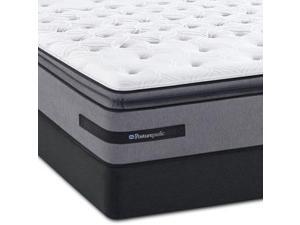 Queen Sealy Posturepedic Plus Warrenville III Cushion Firm Euro Pillow Top Mattress Queen Sealy Posturepedic Plus Warrenville III Cushion Firm Euro Pillow Top Mattress