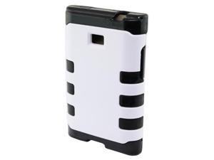 Hybrid Fusion White/Black Protective Hard Skin Case Cover for LG Optimus Logic L35g Dynamic L38c Hybrid Fusion White/Black Protective Hard Skin Case Cover for LG Optimus Logic L35g Dynamic L38c