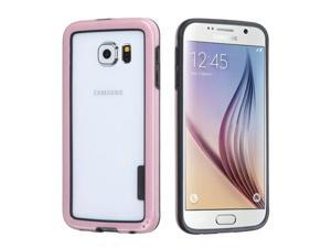 For G920 Galaxy S6 Black/Solid Pink MyBumper Phone Protector Cover For G920 Galaxy S6 Black/Solid Pink MyBumper Phone Protector Cover