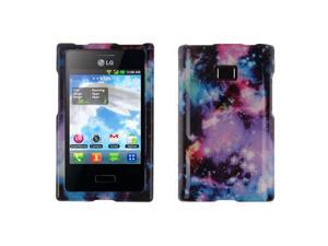 LG Optimus Logic L35g Dynamic L38c Hard Case Cover - Purple Marvel Nebula Galaxy LG Optimus Logic L35g Dynamic L38c Hard Case Cover - Purple Marvel Nebula Galaxy