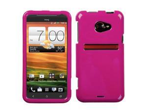 HTC EVO One 4G LTE Hard Case Cover - Hot Pink HTC EVO One 4G LTE Hard Case Cover - Hot Pink