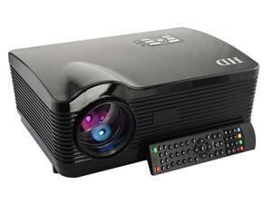 US Shipping 3D 2000:1 1080P 3*HDMI Native 1280*768 3000 lumens USB LED Multimedia HD Projector for Home Theater-Black US Shipping 3D 2000:1 1080P 3*HDMI Native 1280*768 3000 lumens USB LED Multimedia HD Projector for Home Theater-Black