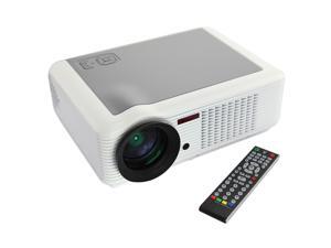 20,000 Hours Lamp Life White HD 2000 lumens LED Projector Home Theater 2*USB for More Devices Native Resolution:854*540 Remote Control 20,000 Hours Lamp Life White HD 2000 lumens LED Projector Home Theater 2*USB for More Devices Native Resolution:854*540 Remote Control