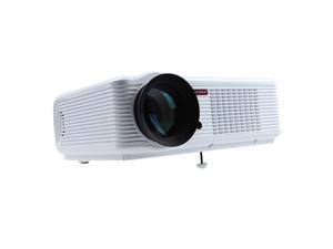 DBPOWER® NEW White Full Color HD LED Projector 16:9 4:3 Maximum 20000 hours 2000 Lumens Support 1080P 720P, Native Resolution 854*540, Contrast 800:1, Home Theater with USB, HDMI, AV, VGA Input for PS DBPOWER® NEW White Full Color HD LED Projector 16:9 4:3 Maximum 20000 hours 2000 Lumens Support 1080P 720P, Native Resolution 854*540, Contrast 800:1, Home Theater with USB, HDMI, AV, VGA Input for PS