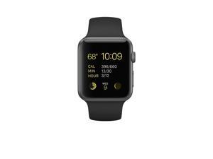 Apple Watch Sport 42mm Space Gray Aluminum Case with Black Sport Band Apple Watch Sport 42mm Space Gray Aluminum Case with Black Sport Band