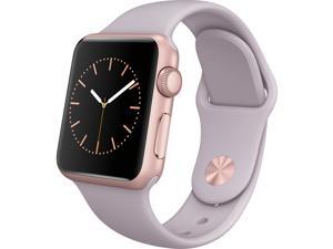 Apple Watch 38mm Aluminum Case Sport with Lavender Band, Rose Gold Body Apple Watch 38mm Aluminum Case Sport with Lavender Band, Rose Gold Body