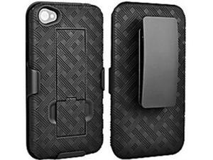 Nabster's Weave Pattern 2 in 1 Impact Resistant Hard Shell Case with Built in kickstand and Belt Clip Combo Holster for Apple iPhone 4/4S (At&t, Sprint, Verizon Wireless, Virgin Mobile, CricKet, Net10 Nabster's Weave Pattern 2 in 1 Impact Resistant Hard Shell Case with Built in kickstand and Belt Clip Combo Holster for Apple iPhone 4/4S (At&t, Sprint, Verizon Wireless, Virgin Mobile, CricKet, Net10
