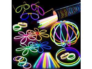 100 Glow Stick Party Pack Mixed Color 8" Premium Glowsticks with Connectors 100 Glow Stick Party Pack Mixed Color 8" Premium Glowsticks with Connectors