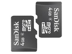 2 Pack SanDisk Class 4 4GB MicroSD Micro SDHC SD TF Flash Memory Card 4 GB G 4G 2 Pack SanDisk Class 4 4GB MicroSD Micro SDHC SD TF Flash Memory Card 4 GB G 4G
