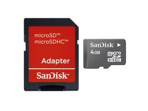 SanDisk 4GB Micro SD SDHC New MicroSD Memory Card 4 GB SanDisk 4GB Micro SD SDHC New MicroSD Memory Card 4 GB