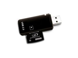 Black USB 2.0 xD Memory Card Reader adapter fits 1GB 2G Black USB 2.0 xD Memory Card Reader adapter fits 1GB 2G