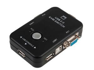 2 PORT KVM SWITCH + 2 SET 3-IN-1 USB KVM CABLES FOR PC 2 PORT KVM SWITCH + 2 SET 3-IN-1 USB KVM CABLES FOR PC