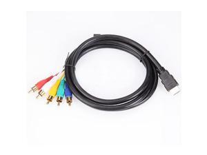 HDMI Male to 5 RCA RGB Audio Video AV Component Cable HDMI Male to 5 RCA RGB Audio Video AV Component Cable