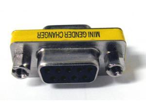 9 Pin RS-232 DB9 Female to Female Serial Cable Gender Changer Coupler Adapter 9 Pin RS-232 DB9 Female to Female Serial Cable Gender Changer Coupler Adapter