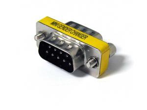 9 Pin RS-232 DB9 Male to Male Serial Cable Gender Changer Coupler Adapter 9 Pin RS-232 DB9 Male to Male Serial Cable Gender Changer Coupler Adapter