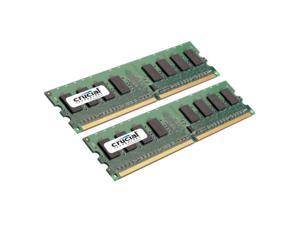Crucial 2GB Kit 2 x 1GB DDR2 667MHz PC2 5300 Non ECC 1 8V Desktop Memory RAM 667 Crucial 2GB Kit 2 x 1GB DDR2 667MHz PC2 5300 Non ECC 1 8V Desktop Memory RAM 667