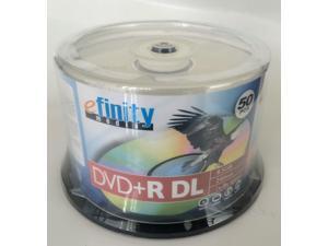 50PK eFinity Logo 8x DVD+R DL Dual Layer Disc Cake Box 50PK eFinity Logo 8x DVD+R DL Dual Layer Disc Cake Box