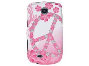 Rubberized Protector Case - Peace & Love for Samsung Dart SGH-T499 Rubberized Protector Case - Peace & Love for Samsung Dart SGH-T499