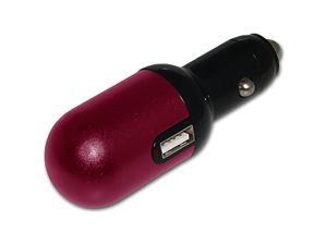 Twin USB Car Charger Adapter - Hot Pink/ Black Twin USB Car Charger Adapter - Hot Pink/ Black