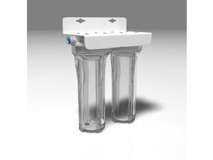 Aquatic Life Dual Canister System (Clear) 10-Inch Aquatic Life Dual Canister System (Clear) 10-Inch