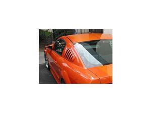 Side Window Louver-Ford Mustang 2010-2014-Smoke-(2 PC Set) Side Window Louver-Ford Mustang 2010-2014-Smoke-(2 PC Set)