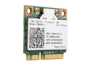 Intel 7260HMWDTX1 Dual Band Wifi Bluetooth 4.0 Half Mini PCI-E Wlan Card Wireless-AC 7260 for DesktopIEEE 802.11ac, IEEE 802.11a/b/g/n PCIe x1 Intel 7260HMWDTX1 Dual Band Wifi Bluetooth 4.0 Half Mini PCI-E Wlan Card Wireless-AC 7260 for DesktopIEEE 802.11ac, IEEE 802.11a/b/g/n PCIe x1