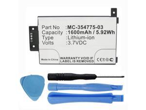 Extended 1600mAh Replacement 58-000008, MC-354775-03, S2011-003-A, S2011-003-S Battery for 1st Gen 2012 Amazon Kindle Paperwhite EY21 e-Reader with Installation Tools Extended 1600mAh Replacement 58-000008, MC-354775-03, S2011-003-A, S2011-003-S Battery for 1st Gen 2012 Amazon Kindle Paperwhite EY21 e-Reader with Installation Tools