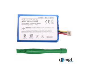 Replacement 1530mAh A00100 BA1001 Battery for Amazon Kindle D00111 (Kindle 1, Kindle I) eReader 170-1001-00 with Free Pry Tool Replacement 1530mAh A00100 BA1001 Battery for Amazon Kindle D00111 (Kindle 1, Kindle I) eReader 170-1001-00 with Free Pry Tool