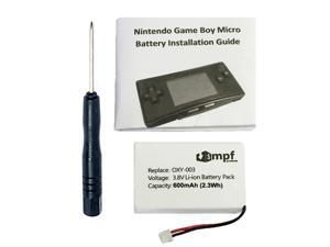 600mAh OXY-003, GPNT-02 Battery Replacement Kit for Nintendo Game Boy Micro OXY-001 600mAh OXY-003, GPNT-02 Battery Replacement Kit for Nintendo Game Boy Micro OXY-001