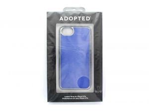 ADOPTED Leather Wrap Case for Apple iPhone 5 - Blue/Silver ADOPTED Leather Wrap Case for Apple iPhone 5 - Blue/Silver